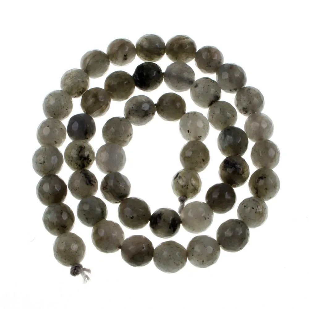 Бусины Из Натурального Лабрадорита С гранями лунный камень нитка 15 дюймов