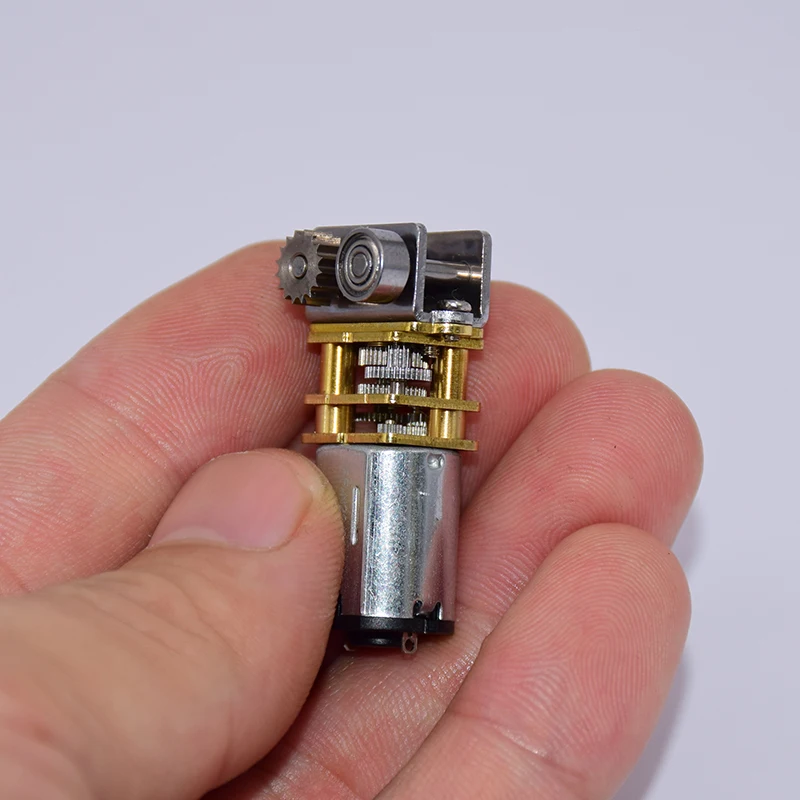 Мини-фотоаппарат металлическая фотовспышка прямой угол DC 3V ~ 12V 11RPM ручка для