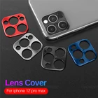 Защитный чехол-кольцо для объектива камеры iPhone 12 Pro Max, металлический сплав