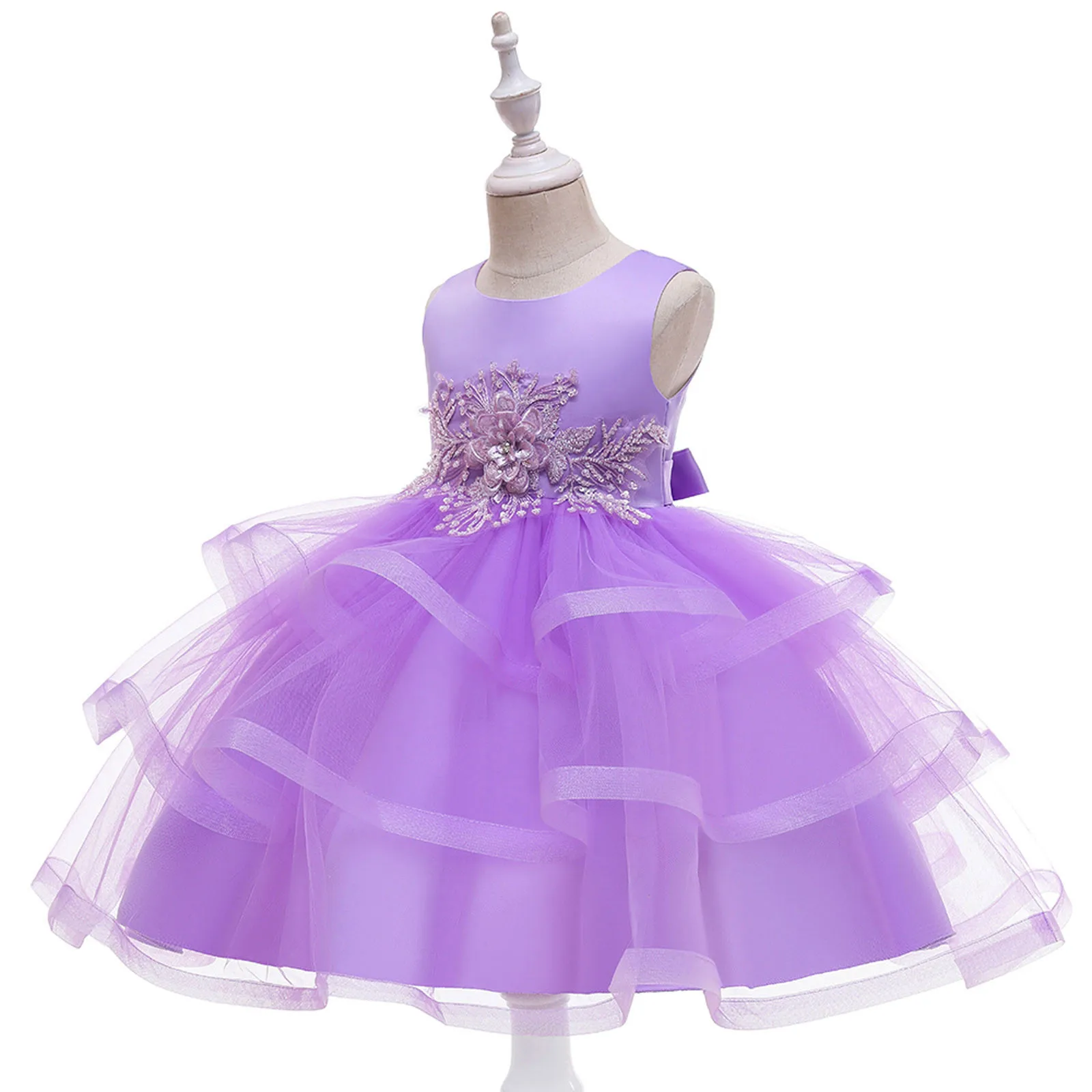 

Little girls dresses for party and wedding summer 2021 toddler kids dresses for girls tutu children's party princess dress