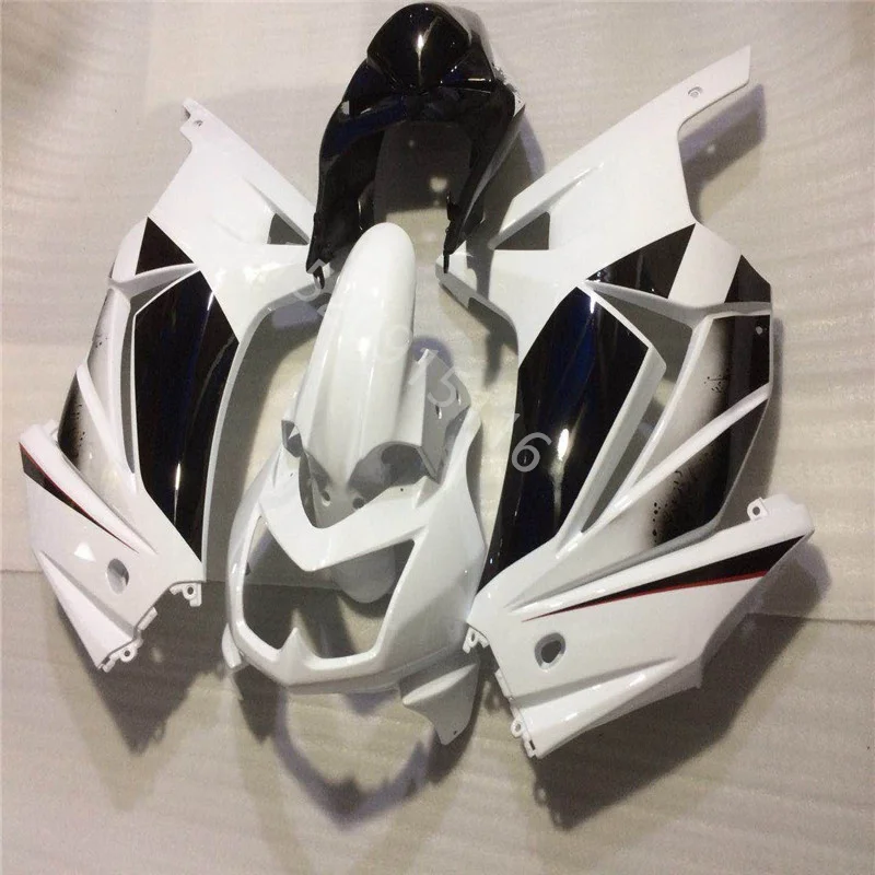 

ABS fairings for Kawasaki Ninja 08-14 EX250 zx250r 2008-2014 ZX 250R white black injection fairing bodywork kits