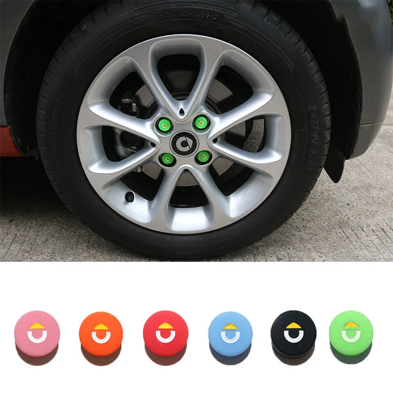 Винтовая Крышка Ступицы автомобильного колеса Колпачок болта диски для Smart Fortwo