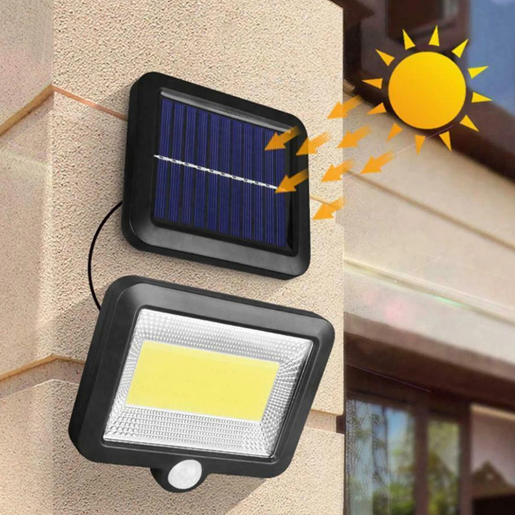 

100LED Solar Light Outdoor Motion Sensor Recharge Solar Wall Light Waterproof Emergency Led Light For Street Garden Porch Lamp