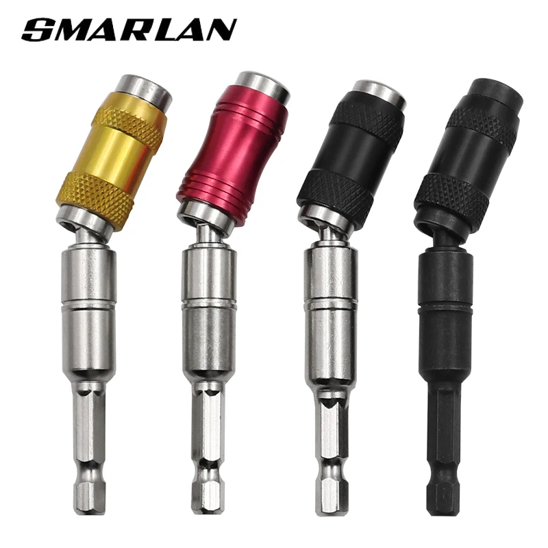 

SMARLAN Upgrade Universal Magnetic Connecting Rod 1/4" Hex Drill Tip Locking Bit Holder Hand Tool Screwdriver Extension Rod Part
