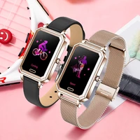 2021 new ip68 waterproof smart watch women lovely bracelet heart rate monitor sleep monitoring smartwatch connect ios android
