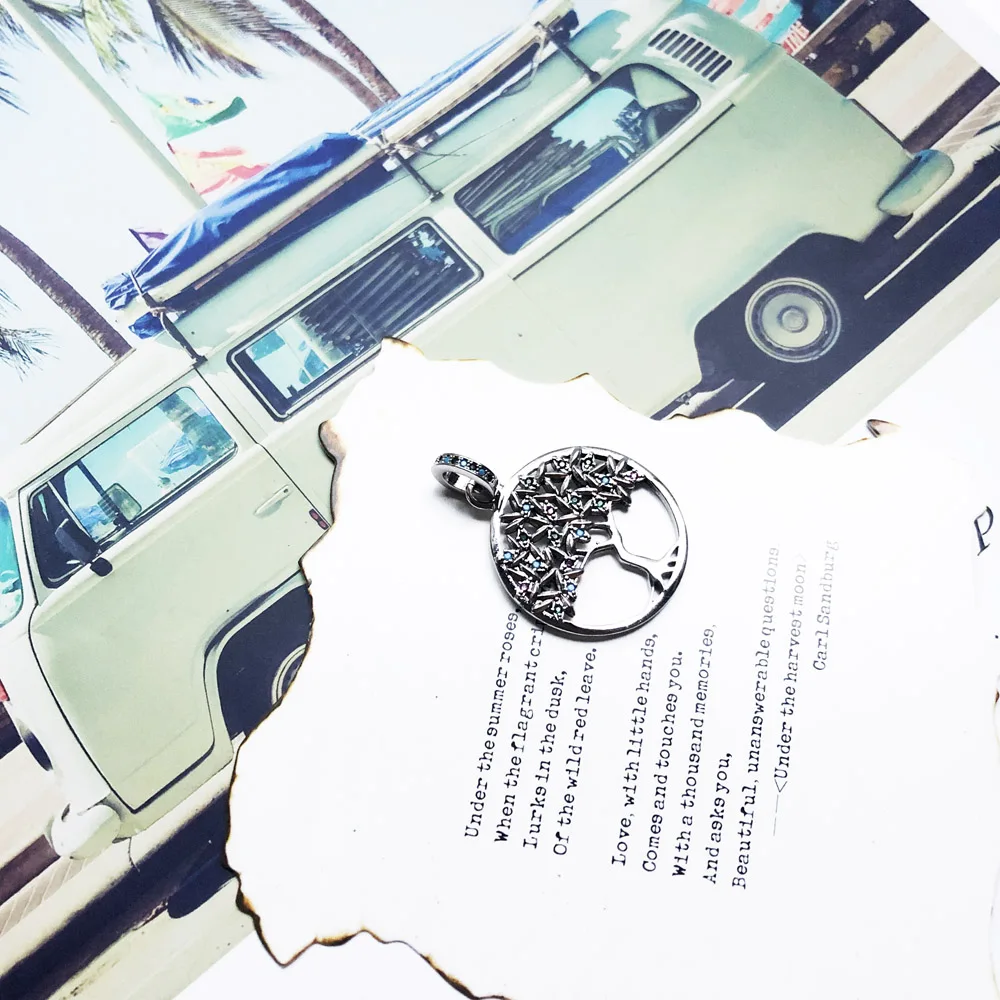 Кулон в виде цветного дерева ювелирное изделие богемном стиле для женщин