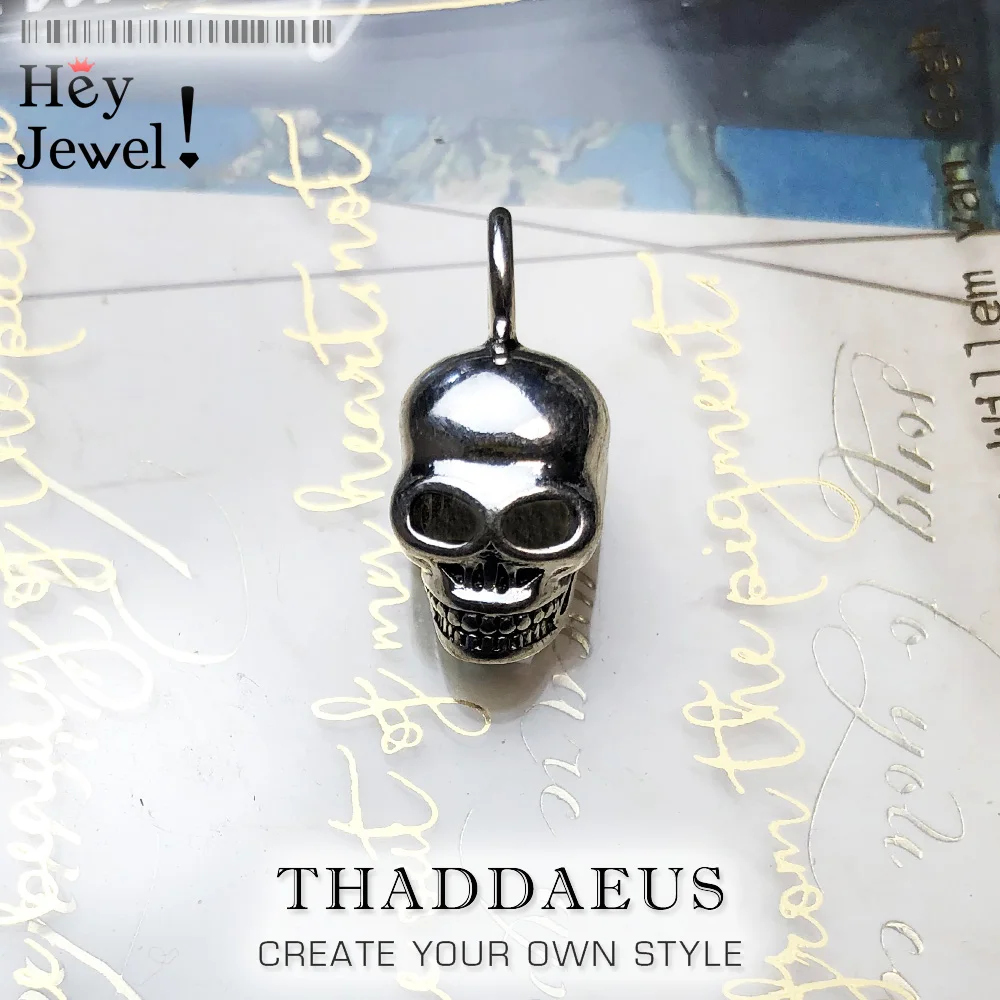 Подвеска в виде черепа и скелета европейская бижутерия 2017 пробы серебро 925