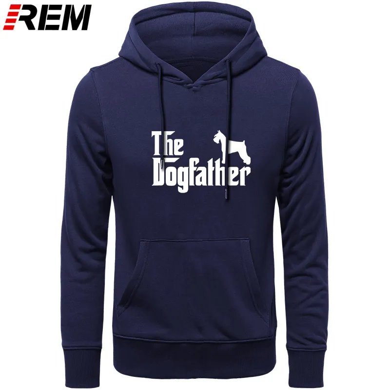 

REM Hoodies, Sweatshirts Miniature Schnauzer The DogFather Birthday Funny Unisex Graphic Fashion New Cotton long Sleeve