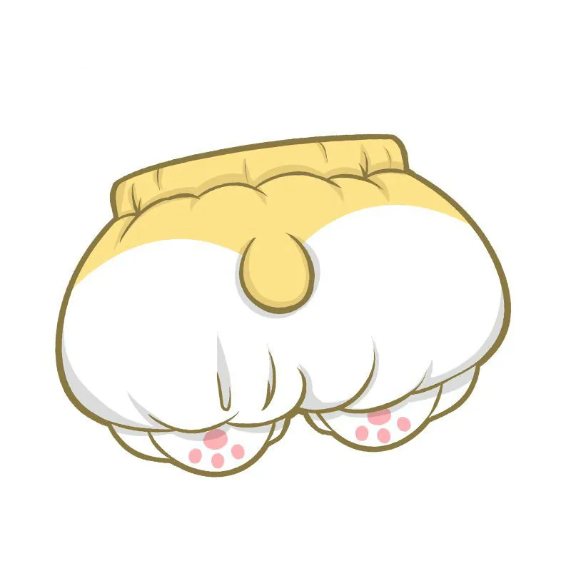 Шорты для девочек в стиле харадзюку милая собака тыква бутоны пузырьковые