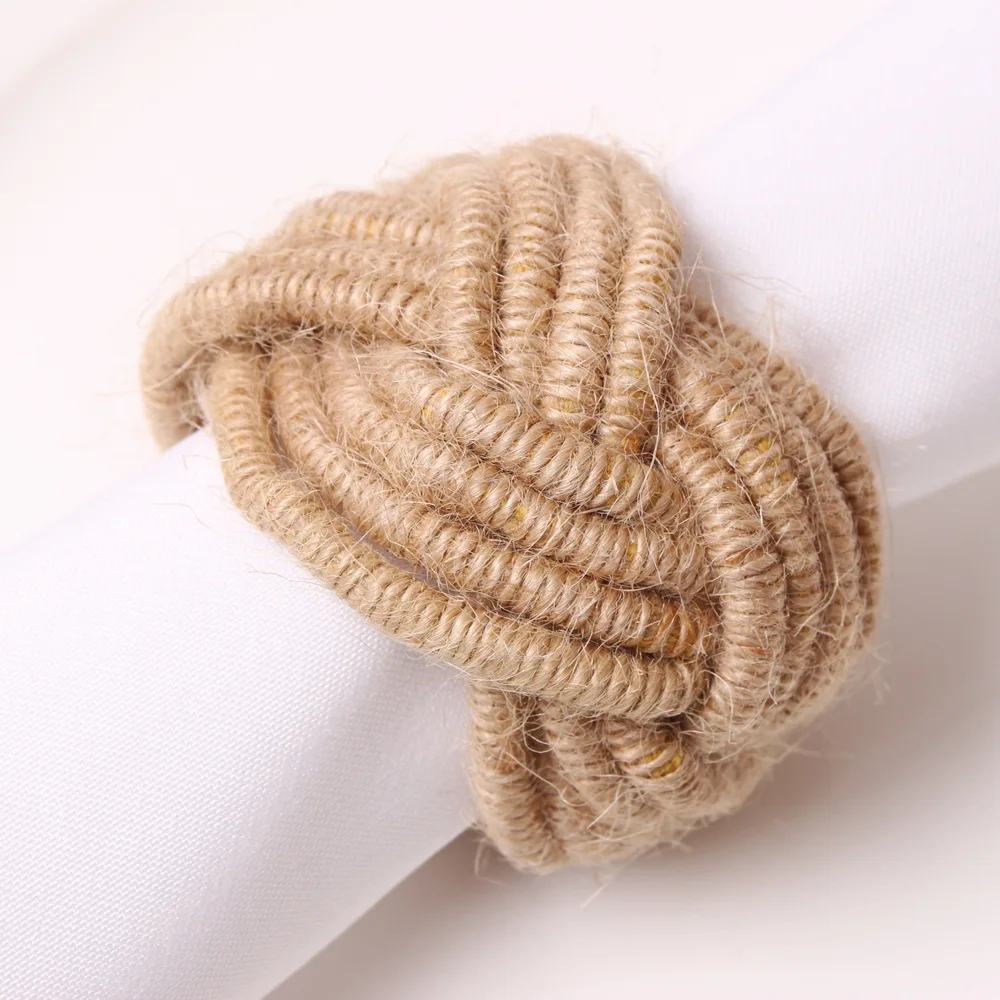 

Napkin Ring Grass Husk Ring Water Hyacinth Corn Material Straw Party Table Decoration Accessories Kitchen Supplies