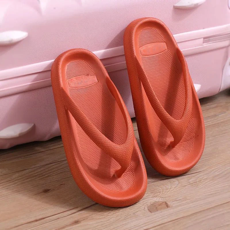 

Thick Bottom Platform Wedges Sea Flip-Flop Thong Sandals Summer Shoes Soft Bathroom Slippers Slides Outdoor Indoor Shoes Women