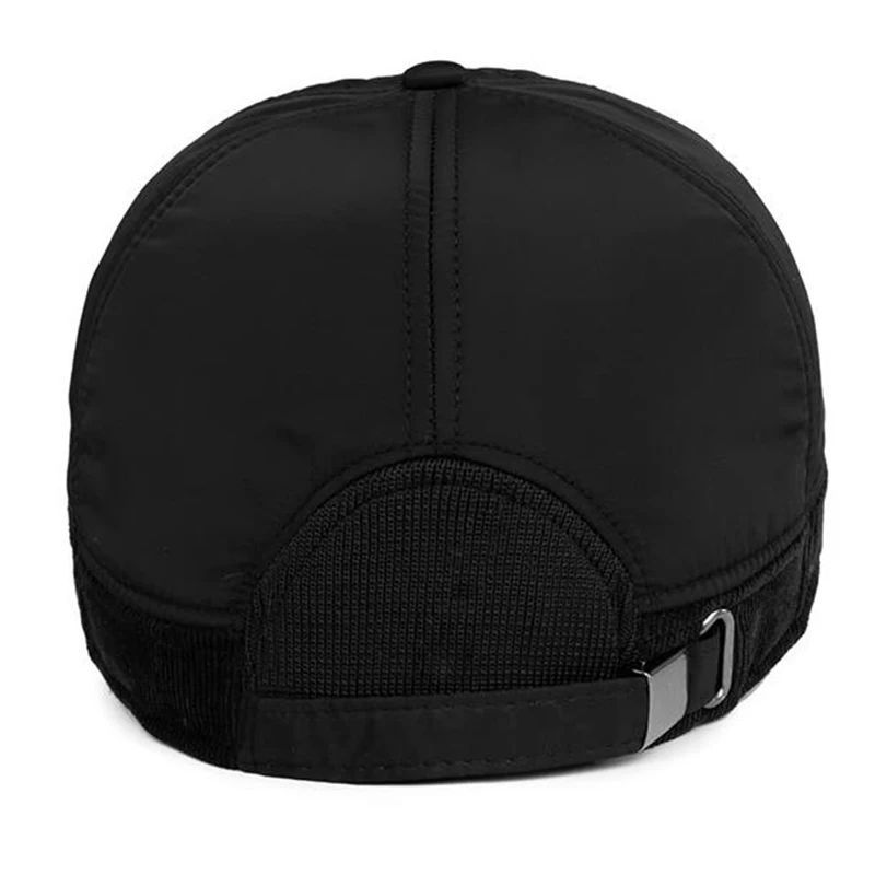 Xthree Winter Baseball Cap for men cap Ear Snowcap Snapback Hat For Men Bone Trucker Gorras | Аксессуары для одежды