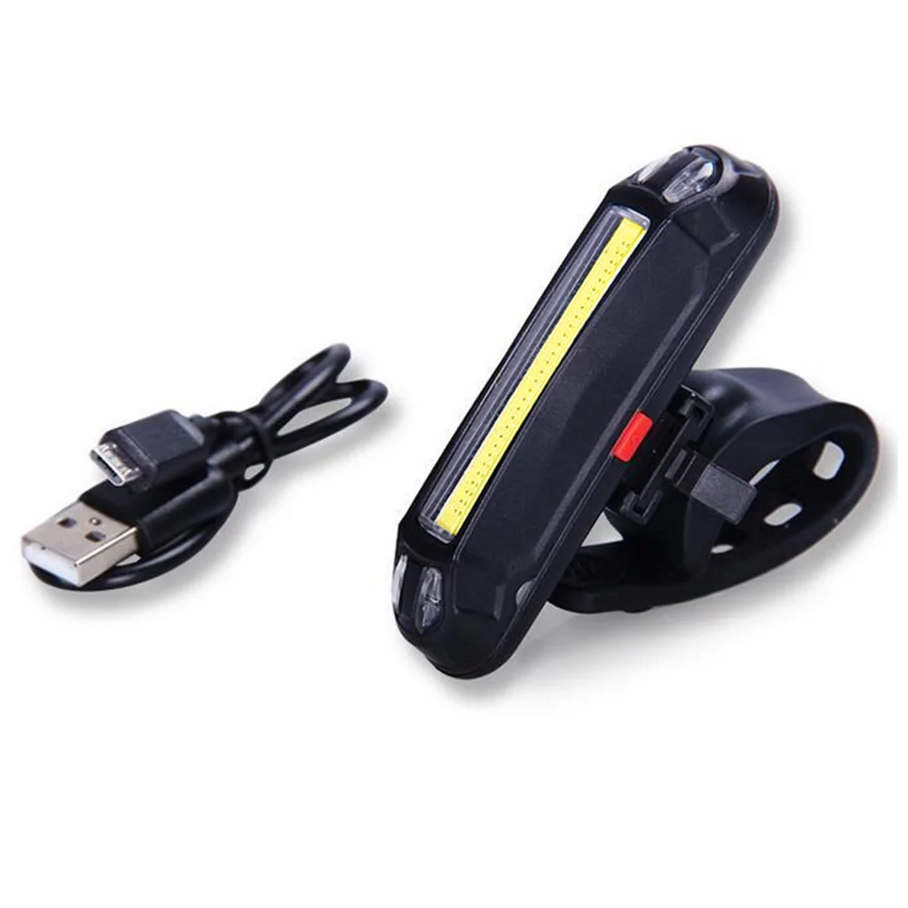 

Safety Warning Waterproof Rechargeable Tail Lamp Energy-Saving UV Super Bright Rear Lamp Cycling Light USB