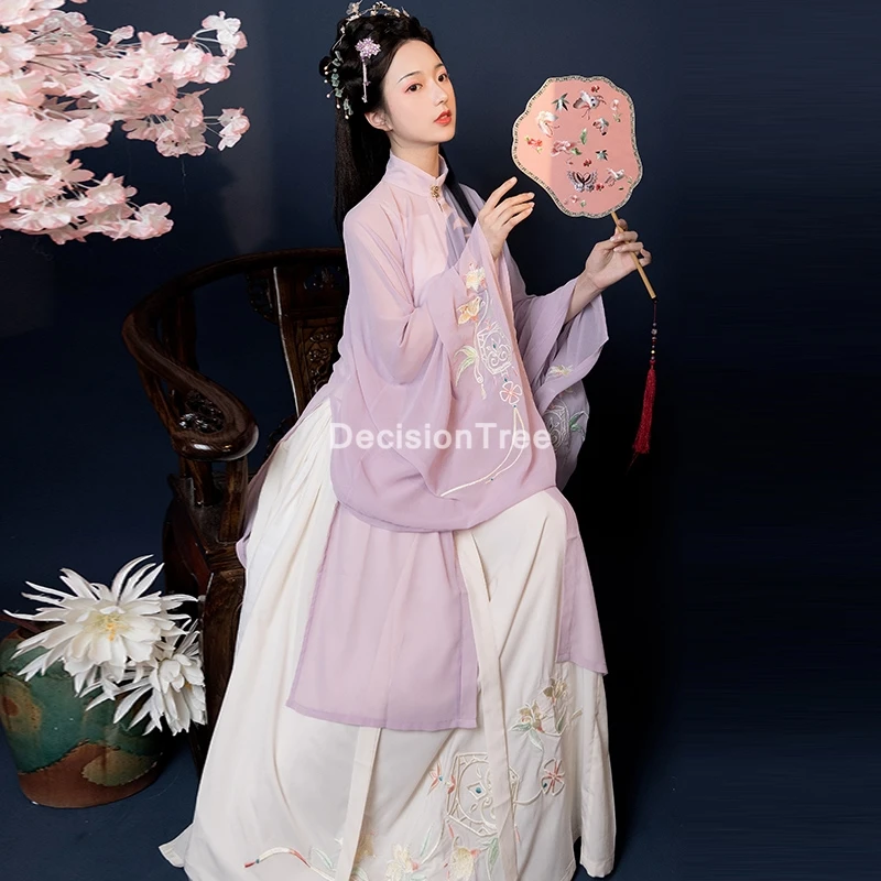 

2022 lady casual hanfu traditional chinese costumes ancient retro dance dress woman retro cosplay stage performance costume