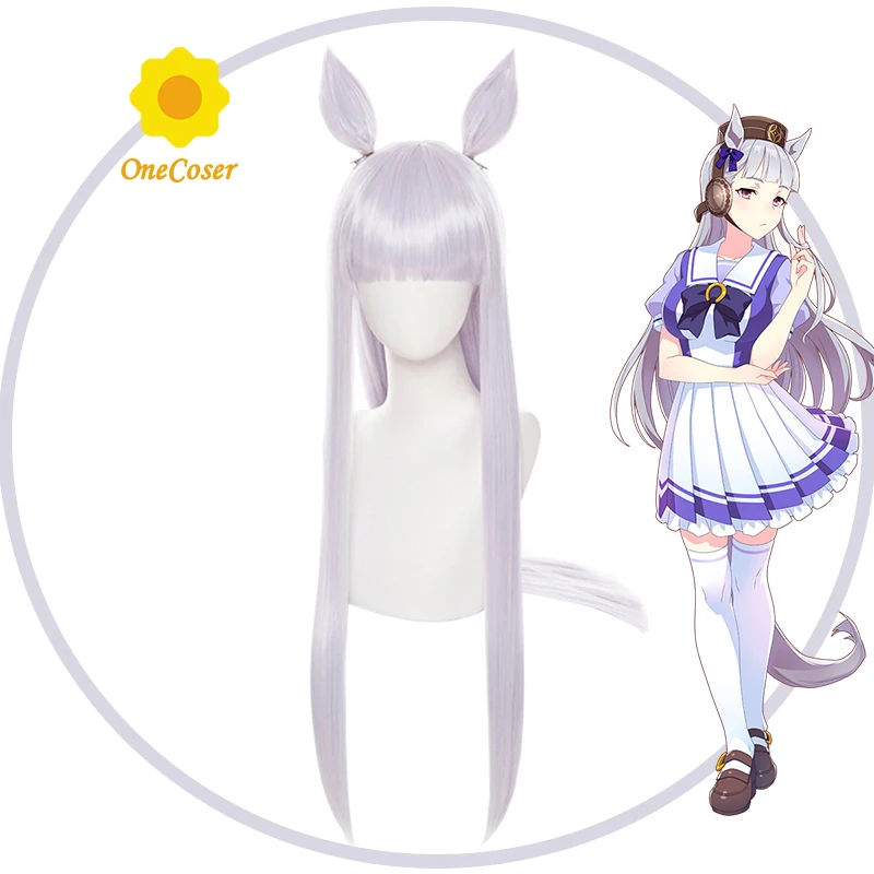 

Игра Uma Musume симпатичная обувь в стиле Дерби Золотой Корабль Косплэй парик светильник длинные волосы с соблазнительными кошачьими ушками, те...