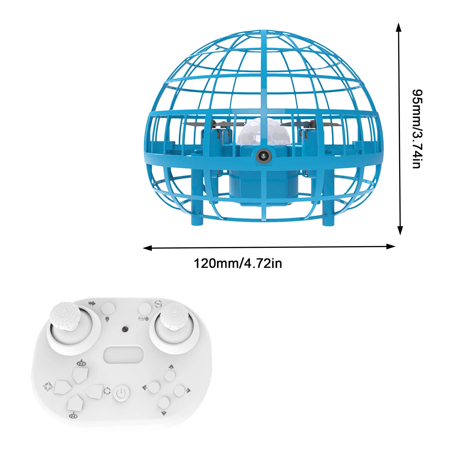 

Mini Drone Fingertip Spinner Toy Flying Top Toy Floating Ball Toy Flying Gyro Aircraft Parent-child Fun Interactive Toy For Kids