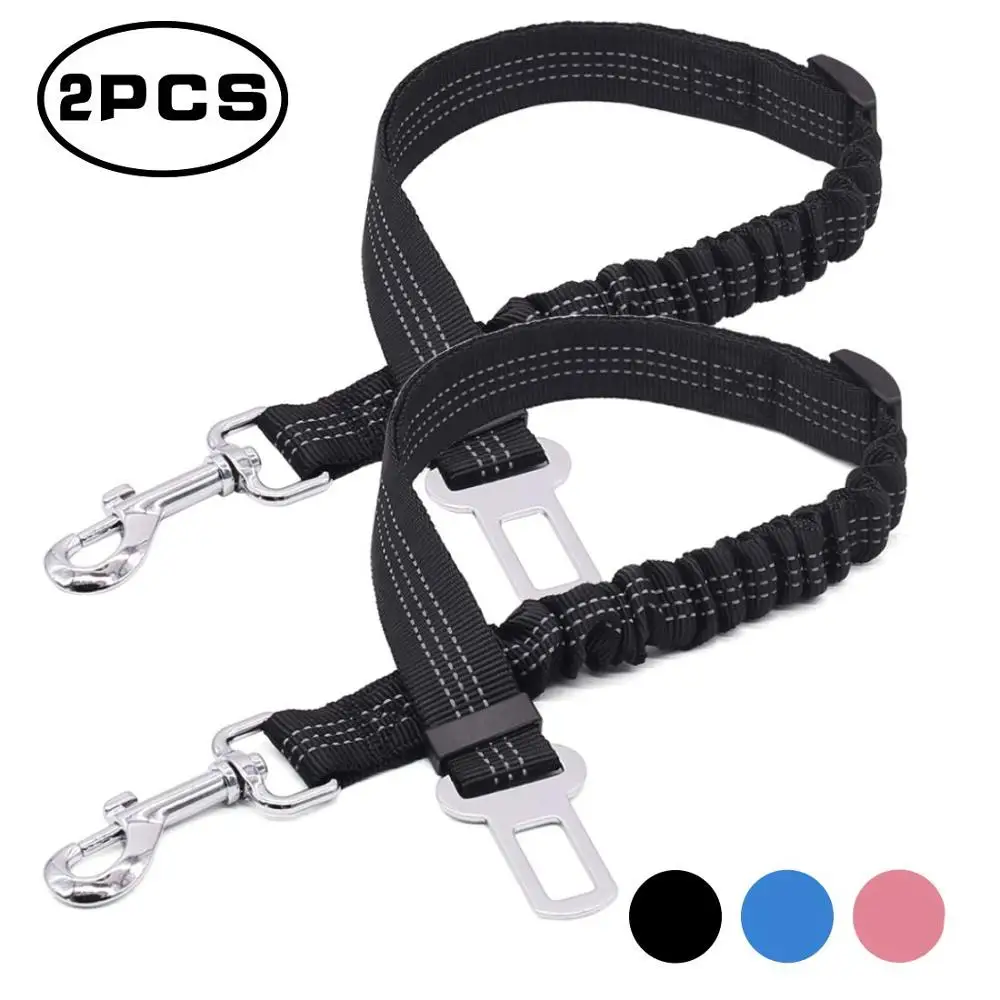 Ремень безопасности для собак регулируемый ремень автомобилей светоотражающий