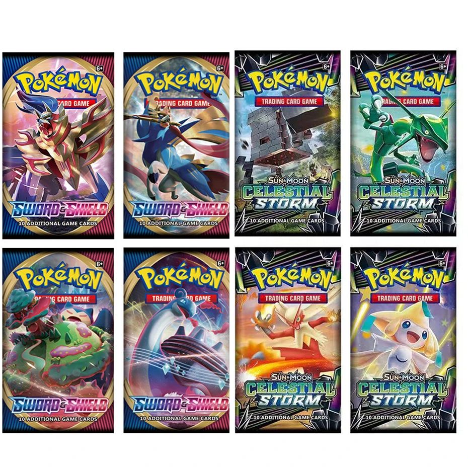 

New POKEMON Card English Version Pokemon Battle Collection Card Box Kids Toy Gift