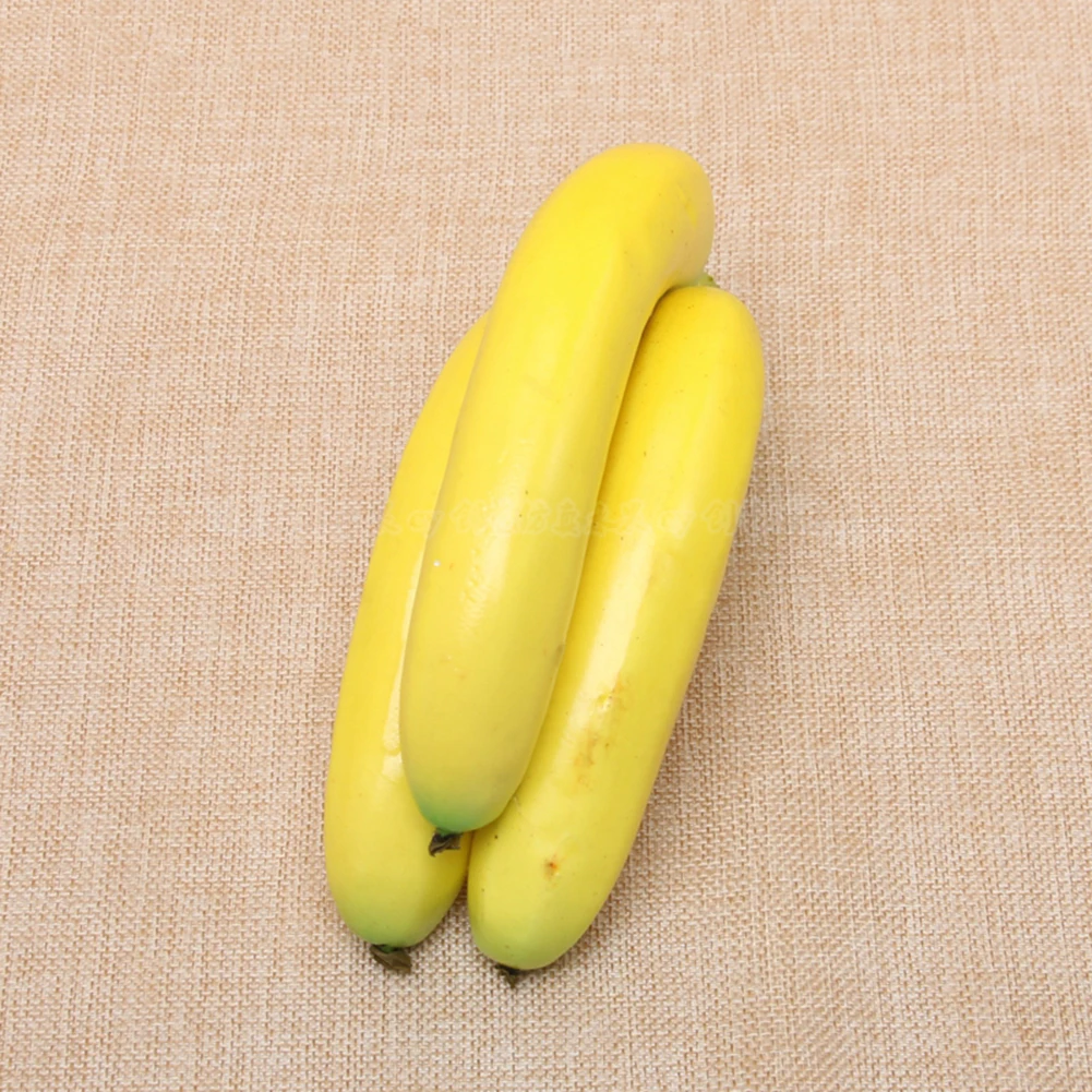 3/7 шт. Реалистичный искусственный банан искусственные фрукты когнитивные