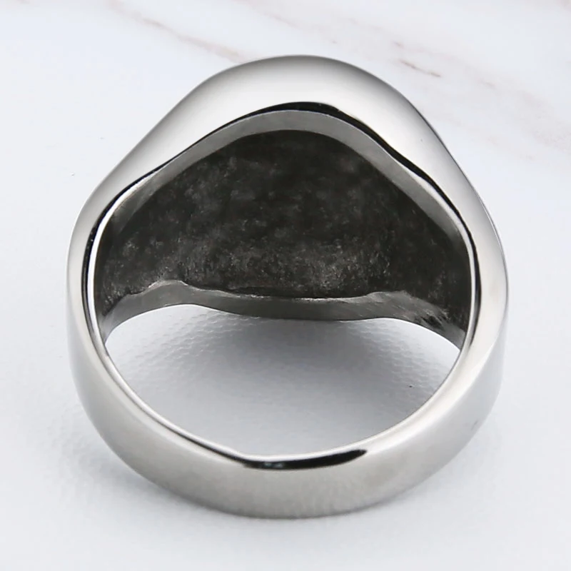 Valily Ретро властительный щит рыцарь крест кольцо золотой мужской из нержавеющей