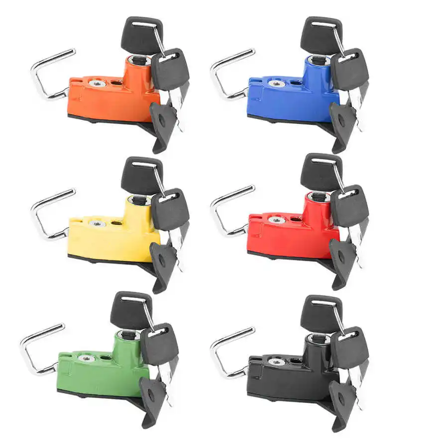 

Anti-Theft Security Motorcycle Modified Anti-Theft Aluminium Alloy Helmet Hook Lock Fits for Honda CBR1000RR 2017