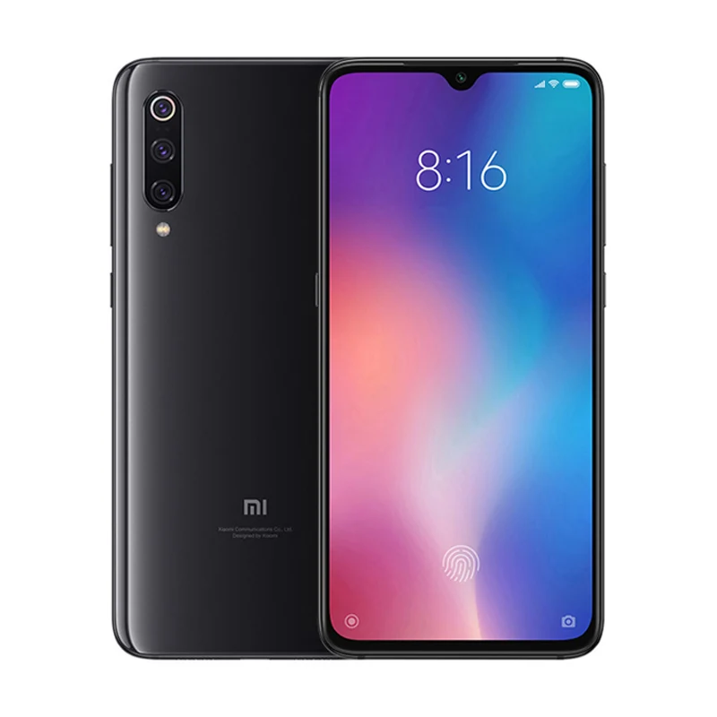 Black Глобальная версия, Xiao mi 9, 6 ГБ, 64 ГБ, mi 9, Восьмиядерный процессор Snapdragon 855, 6,39 дюйма, 48мп камера, мобильный телефон - Цвет: Black