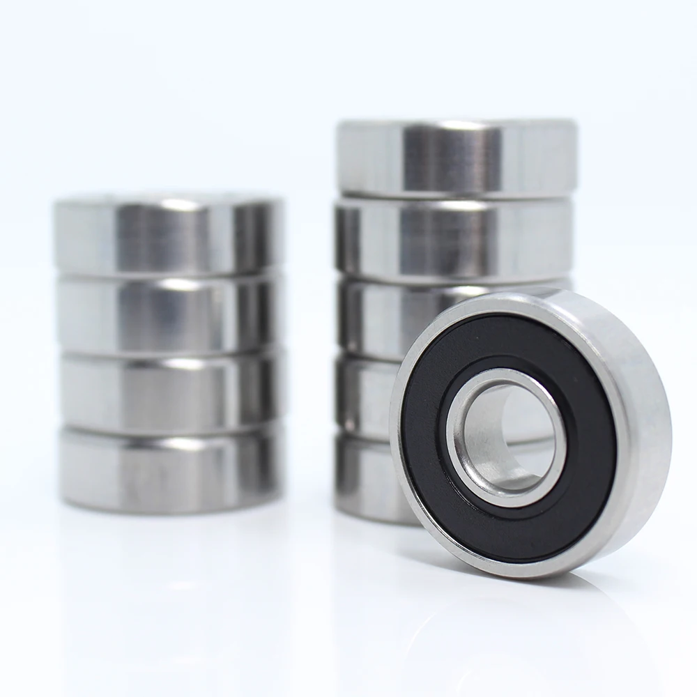 608rs подшипник 8*22*7 мм(10 шт.) ABEC-5 скейтборд скутер 608 2RS Подшипник Миниатюрный роликовых коньках 608-2RS 608 RS Подшипники