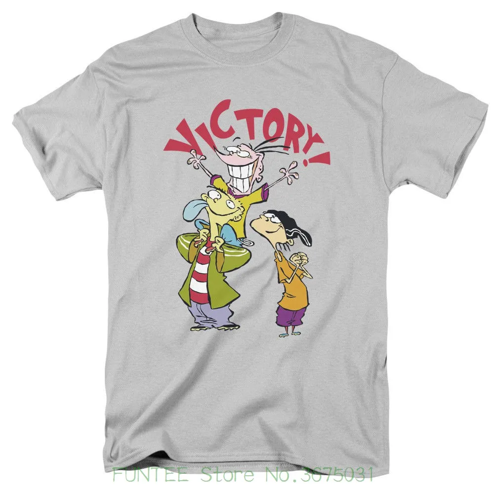 Футболка мужская повседневная хлопковая футболка с коротким рукавом Ed Edd N Eddy для