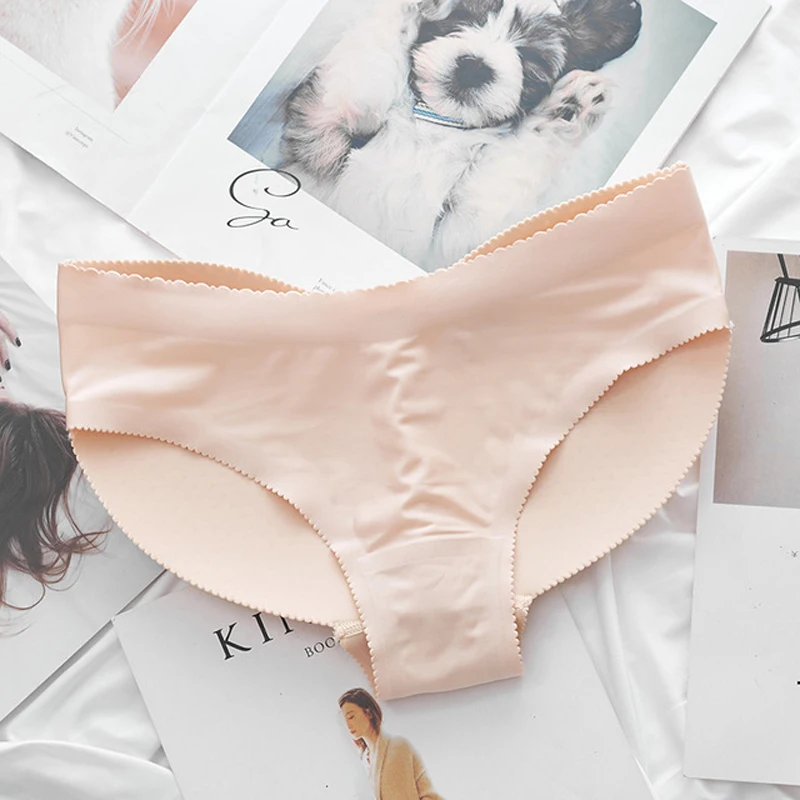 Женские трусики-стринги с подкладкой из губки Бесшовные дышащие трусики бикини