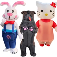 beautiful cute hello cat halloween costumes for women adult children birthday party full body cosplay inflatable costume