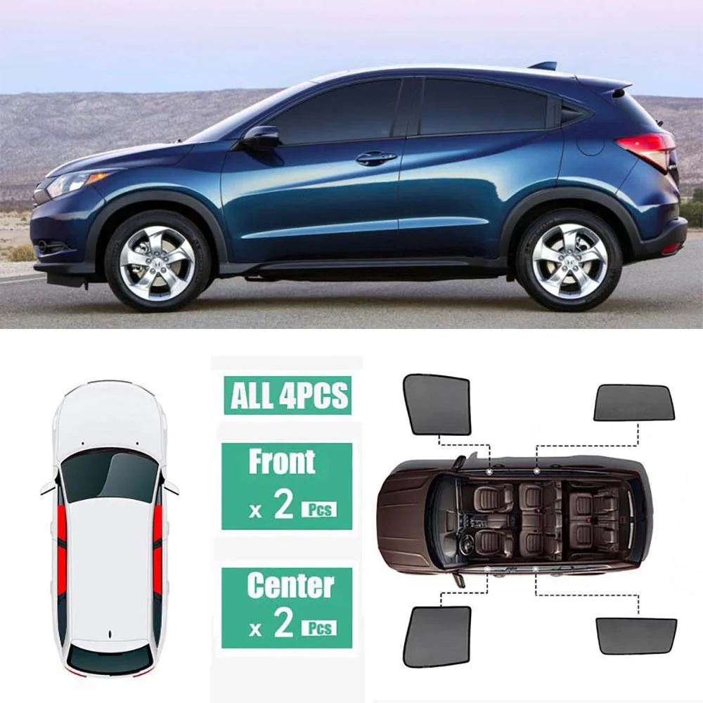 Магнитный солнцезащитный козырек для боковых окон защита от УФ лучей сетчатый