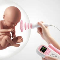 handheld doppler fetal heartbeat detector baby care household portable for pregnant fetal pulse meter no radiation stethoscope