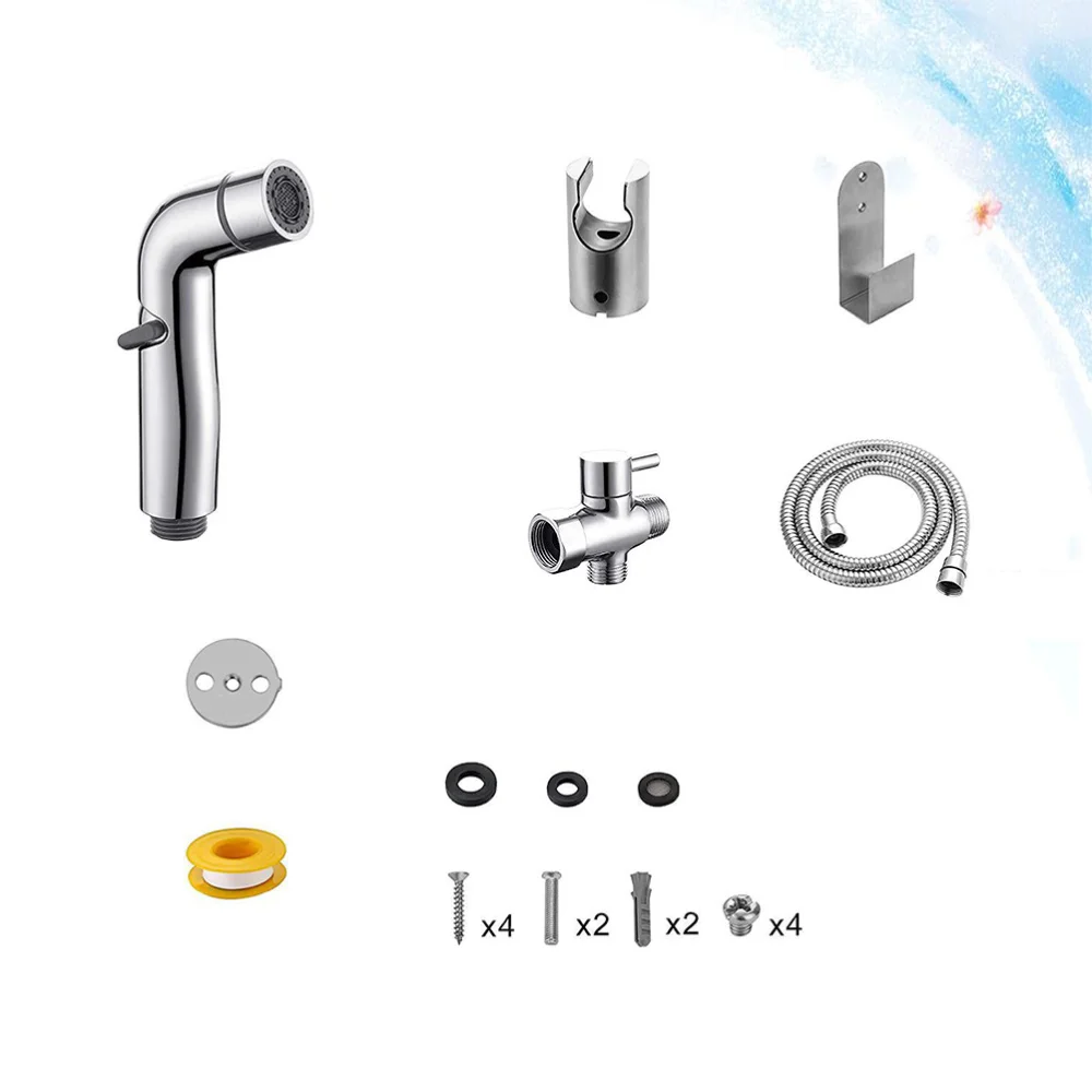 

Gynecological Washing Set Handheld Spray Bidet Nozzle with Hose For Bathroom Self Cleaning