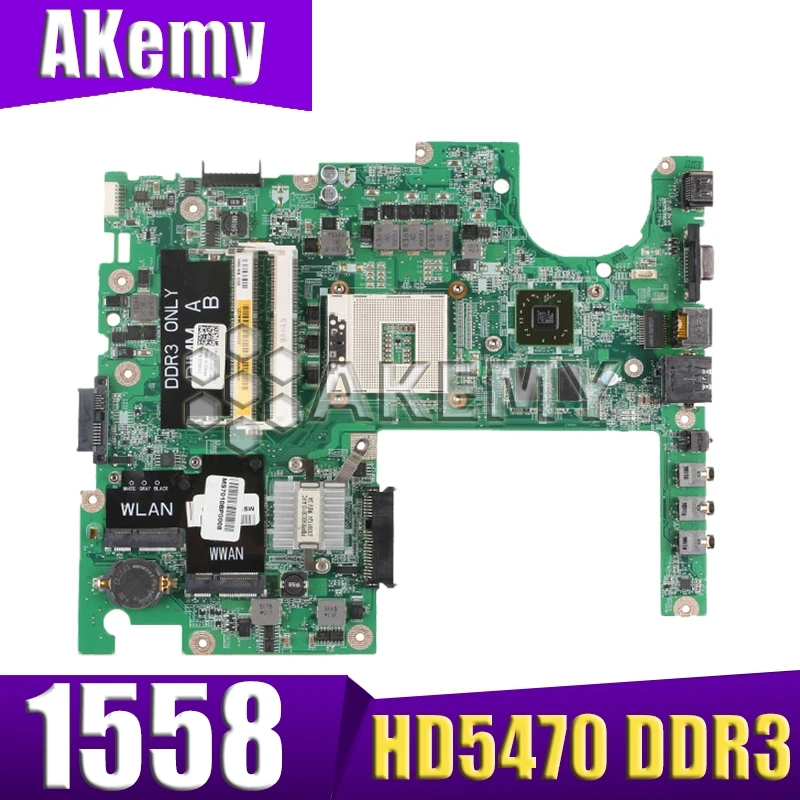 CN 04DKNR 04 DA0FM9MB8D1 материнская плата для For DELL Studio 1558 ноутбука 4DKNR HD5470 DDR3 CPU