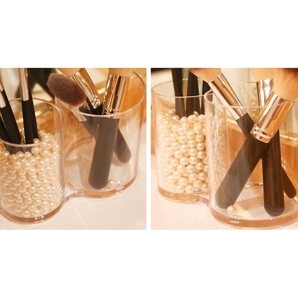 Прозрачный акриловый Органайзер двойной/тройной органайзер для хранения ватных