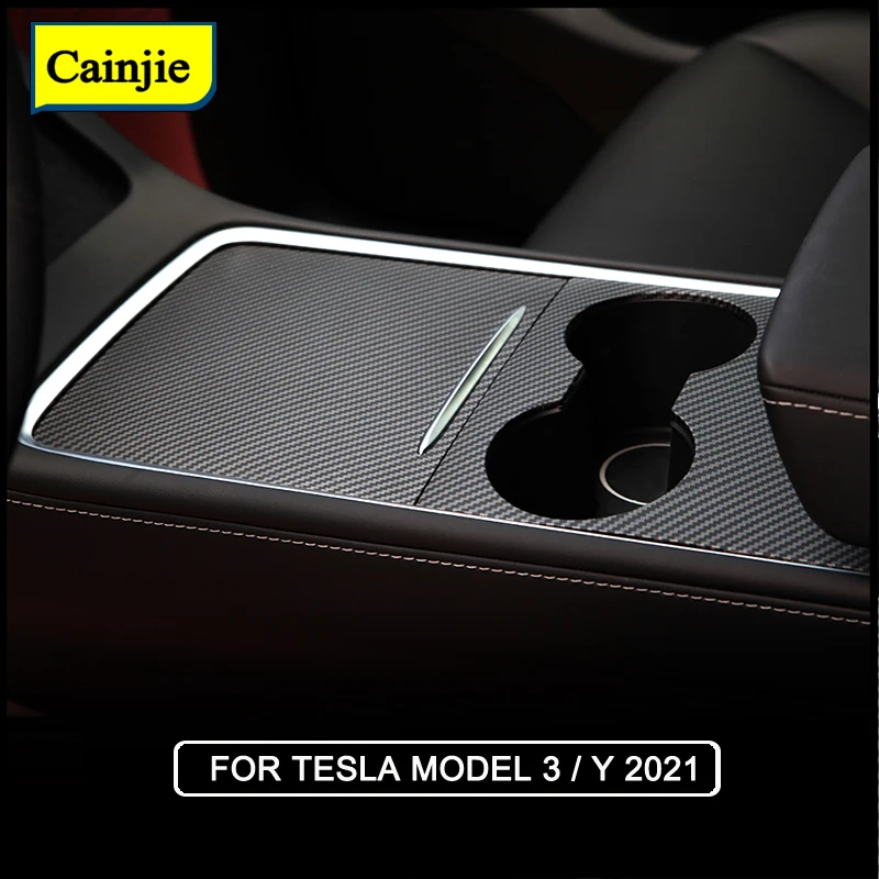 Углеродное волокно ABS внутренний Стайлинг для Tesla Model 3 Аксессуары защитные патчи