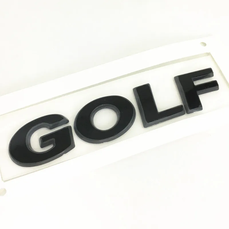 Наклейка на задний бампер автомобиля для гольфа черный или серебристый АБС