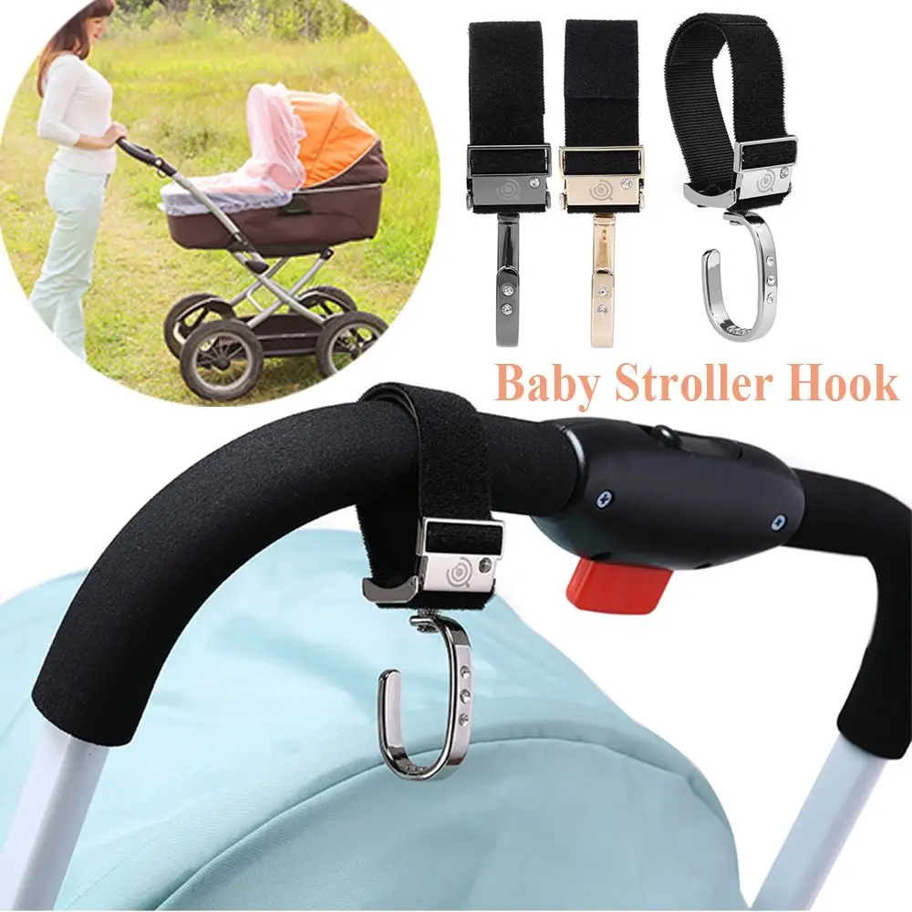 

1Pcs 360 Degree Rotation Baby Stroller Hook Pushchair Hanger Pram Cart Shopping Bag Clip Holder Organizer