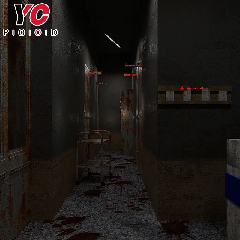 YOPOOD live escape room game original theme Yamada hospital horror games puzzles design props customized terror themes