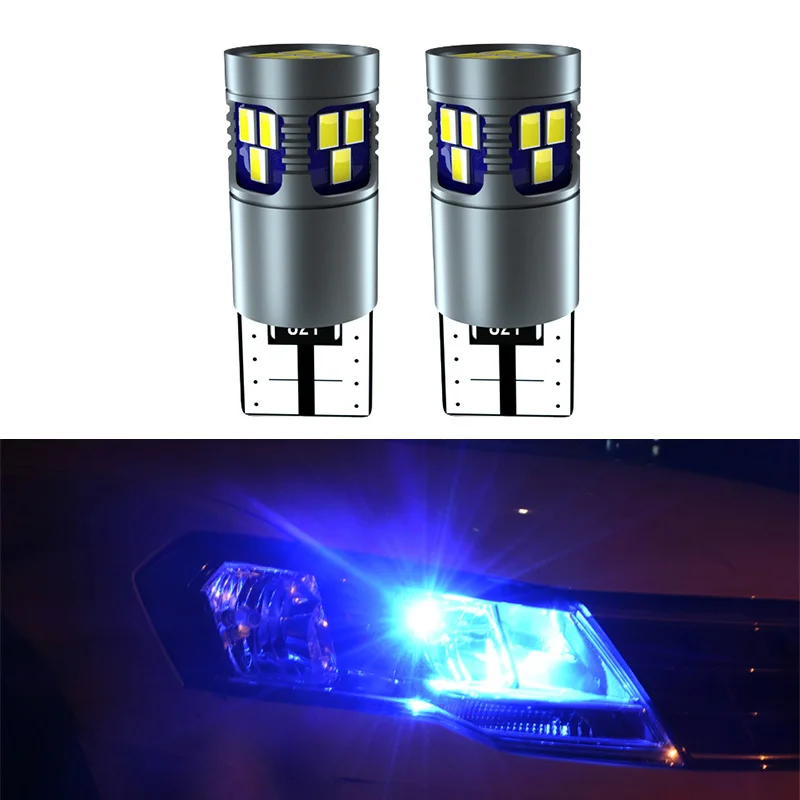 T10 Led W5W CAN BUS декодирование белый желтый синий 168 194 лампы габаритные огни подходят