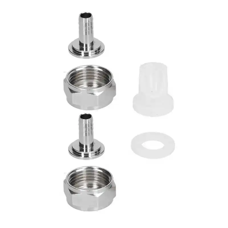 Stainless Steel Beer Keg Coupler Connector Fitting Line Kit Brewing Equipment | Дом и сад