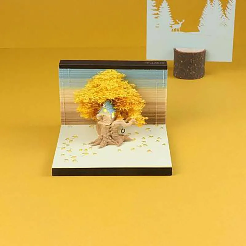 

3d tree house post-it notes 3d tree House surprise creative birthday gift amazing display of beautiful packaging
