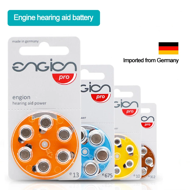 

Hearing Aid Battery Imported from Germany Model E10 E13 E675 E312 Siemens Power