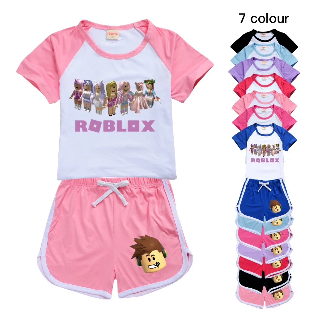 

2021 Summer hot sale boys Clothing Sets Cartoon 3D Print Game top+Shorts Baby Outfits Kids Clothes Fashion Sport Suits #7628