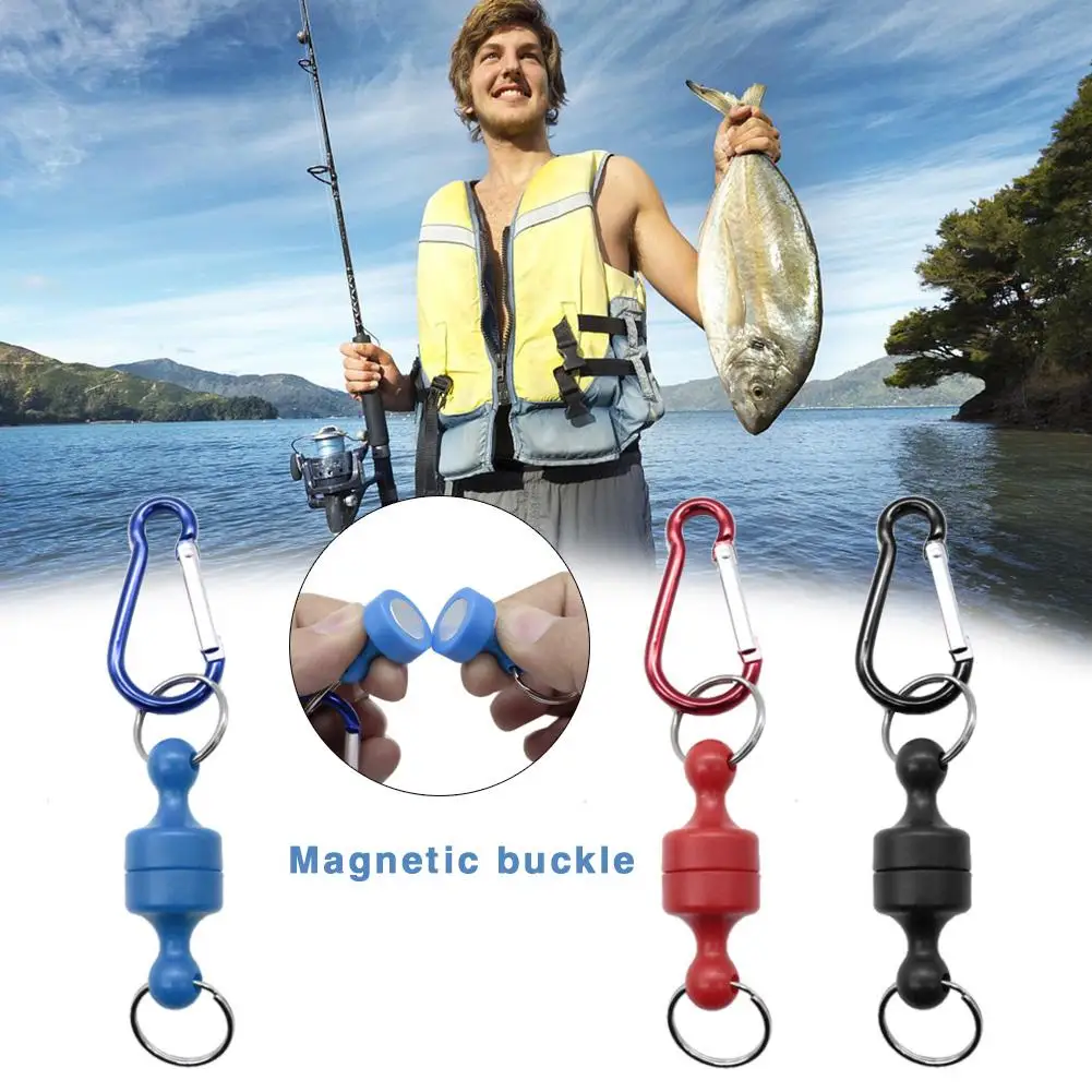 Крепкая магнитная пряжка рыболовная сетка быстроразъемный ремешок зажим для Land