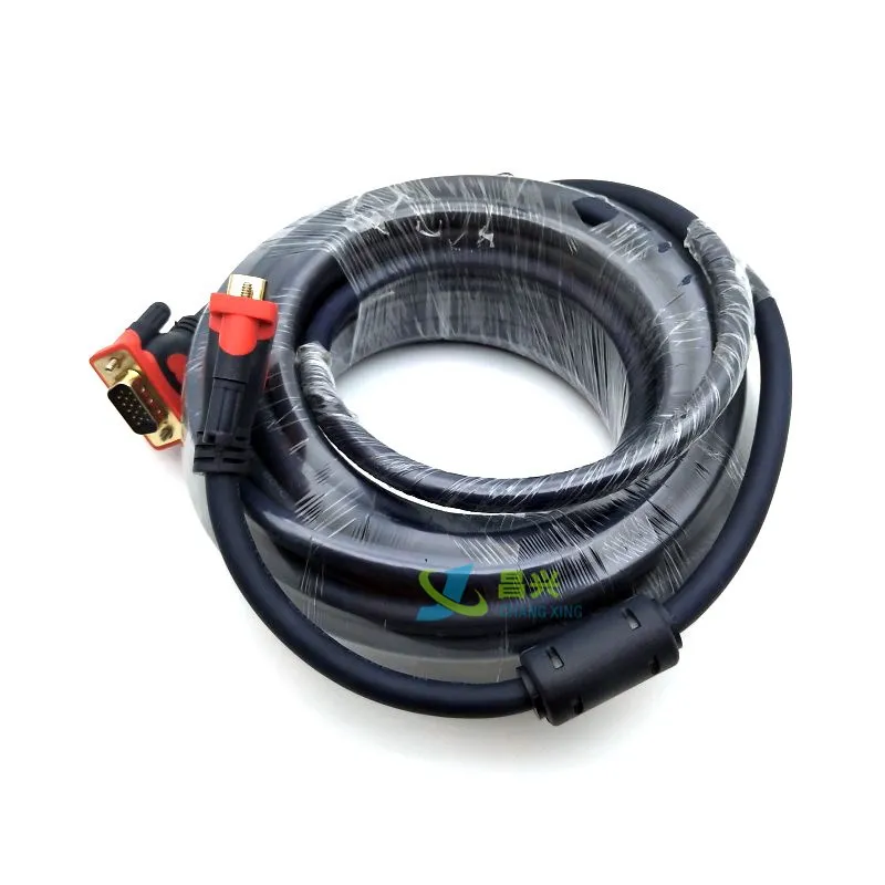 

1.8/3/5/10 M HDMI Cable HDMI To VGA 1080P HD With Audio Adapter Cable HDMI TO VGA Cable optical cable For PC Latop TV