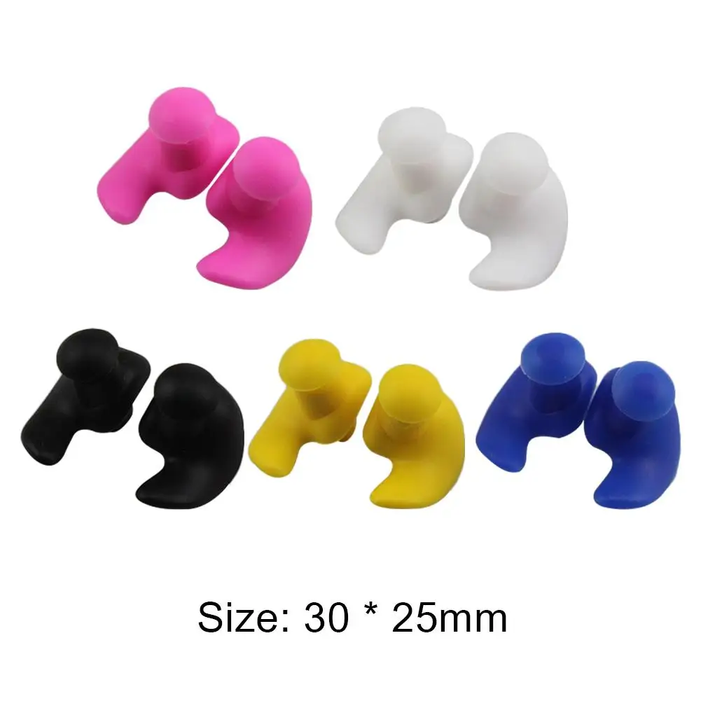 

Hot Sale Earplugs Skillful Manufacture 2pcs Waterproof Earplugs Portable Silicone Soft Ear Plugs Swimming Accessories