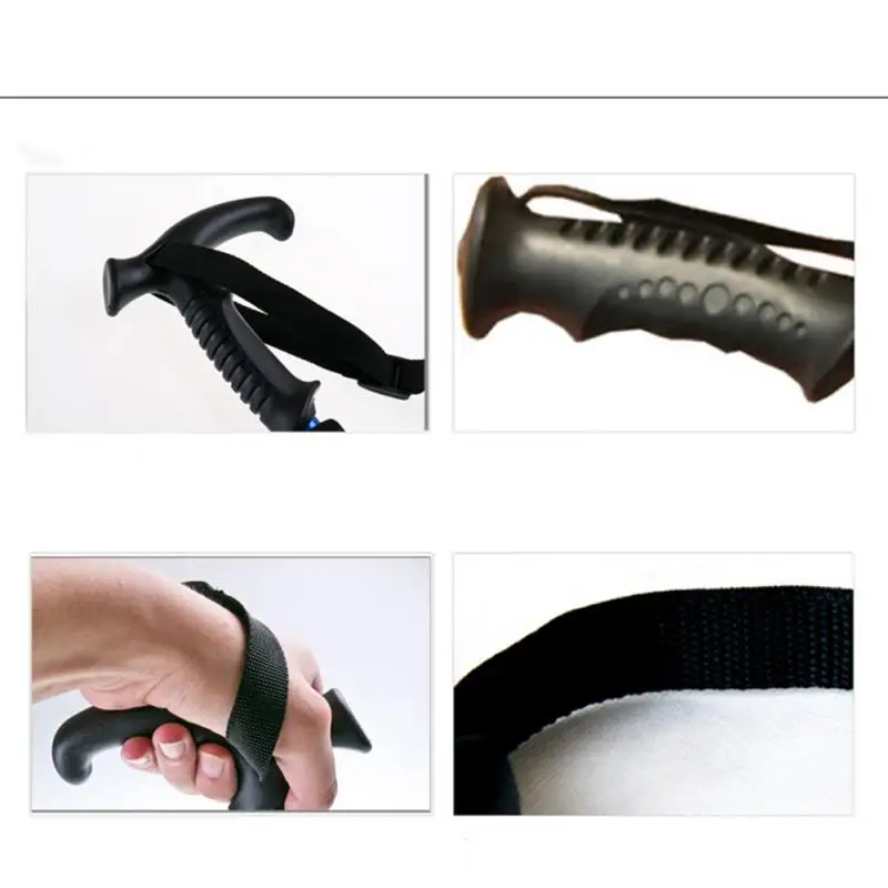 

Walking Stick Hiking Walking Trekking Trail Ultralight Adjustable Canes Aluminum Alloy Folding Cane Walking Stick