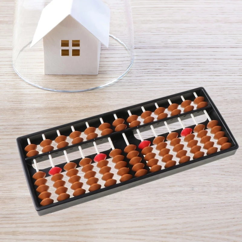 Пластиковые Abacus арифметические счеты соробан 13 цифр детские математические