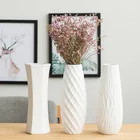Высокие вазы для декорирования, настольные, белые, современные, напольные, минималистичные, свадебные, керамические, Jarrones BG50VS